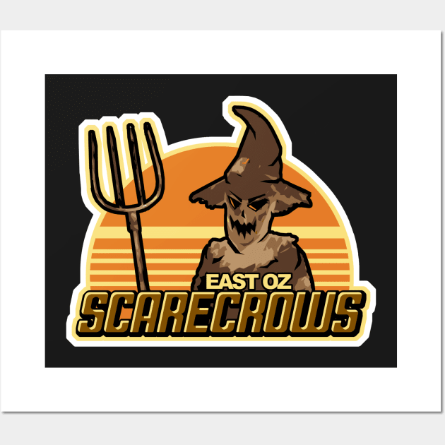 East Oz Scarecrows Wall Art by PopCultureShirts